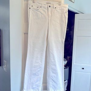 Jones New York Sport white denim jeans- size 12
